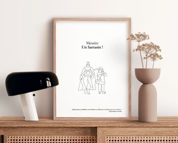 Affiche Les Visiteurs "Un Sarrasin" 3