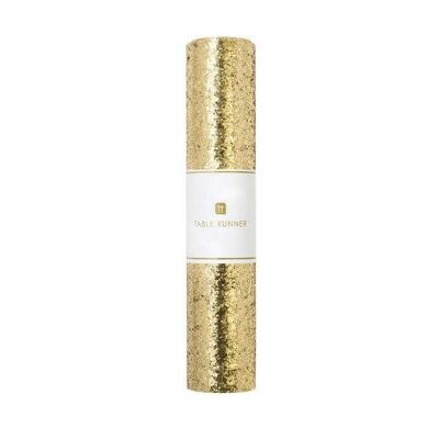 Luxe Gold Glitter Table Cover