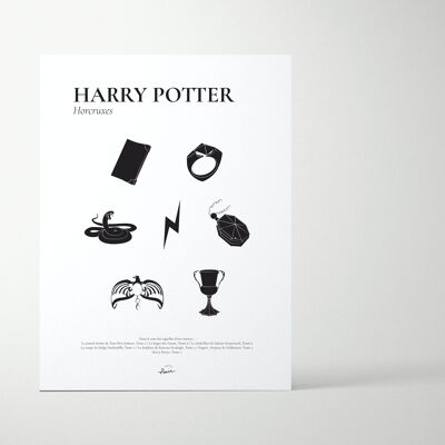 Harry Potter - Affiche, poster - Format 30x40cm