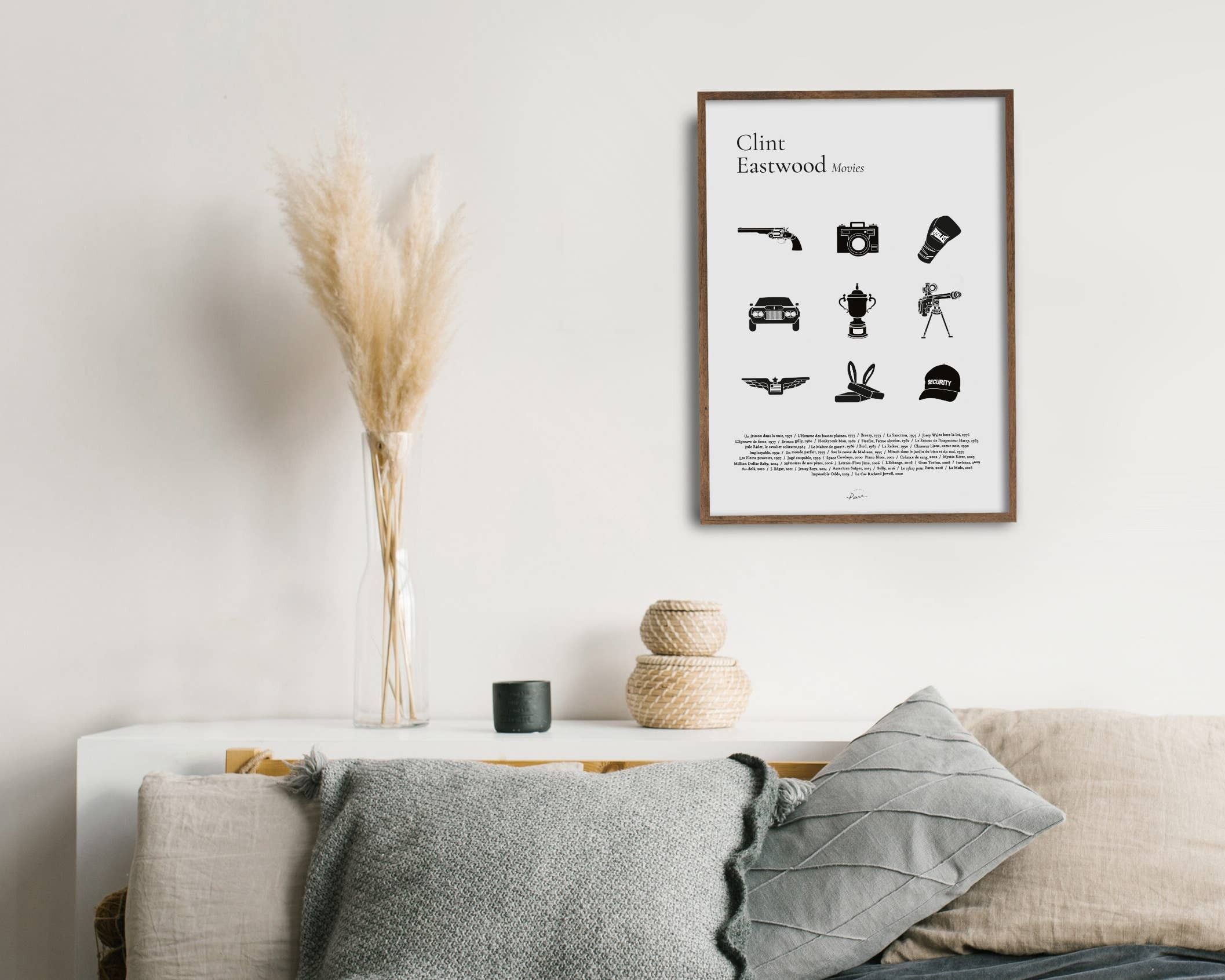 Clint Eastwood-Filme - Affiche, Poster - Format 30x40cm