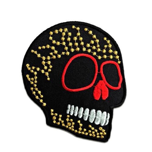 Buy wholesale Skull Biker - patches, iron-on transfers, iron-on patches,  applications, patches, patches, to iron on, size: 8 x 9.7 cm