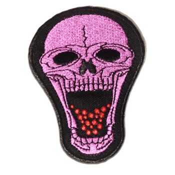 Buy wholesale Skull Biker - patches, iron-on transfers, iron-on patches,  applications, patches, patches, to iron on, size: 6 x 8 cm