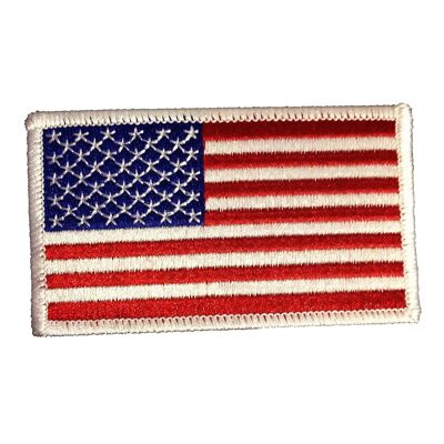 USA Army Flagge Fahne - Aufnäher, Bügelbild, Aufbügler, Applikationen, Patches, Flicken, zum aufbügeln, Größe: 8,2 x 5,0 cm