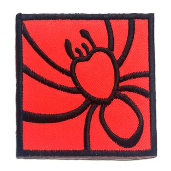 Spider Animal - Coudre, Thermocollant, Thermocollant, Appliques, Patchs, Patchs, Thermocollant, Taille: 7,5 x 7,6 cm