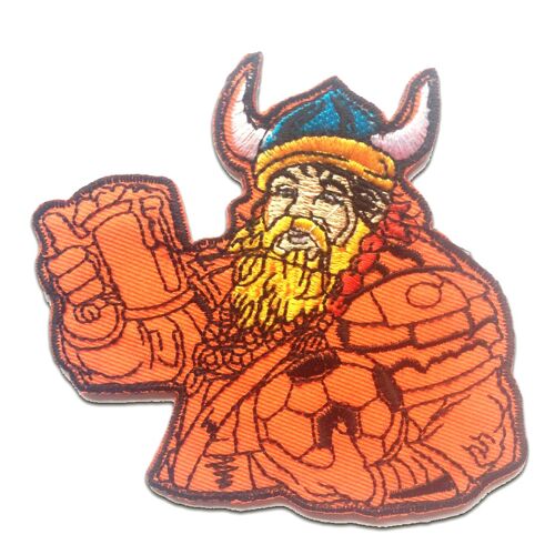 Odin,der Wikinger Gott - Aufnäher, Bügelbild, Aufbügler, Applikationen, Patches, Flicken, zum aufbügeln, Größe: 9 x 8.5 cm