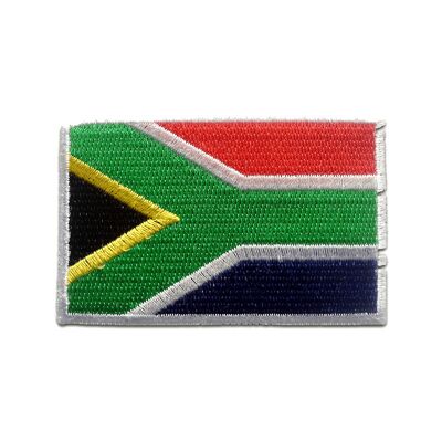 Südafrika Flagge Fahne - Aufnäher, Bügelbild, Aufbügler, Applikationen, Patches, Flicken, zum aufbügeln, Größe: 4,7 x 7,3 cm