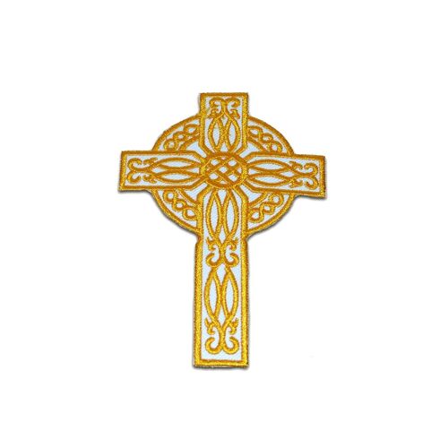 Kreuz Christuskreuz Religion - Aufnäher, Bügelbild, Aufbügler, Applikationen, Patches, Flicken, zum aufbügeln, Größe: 9,5 x 6,2 cm