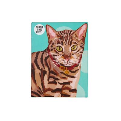 100 Piece Bengal Double-Sided Puzzle