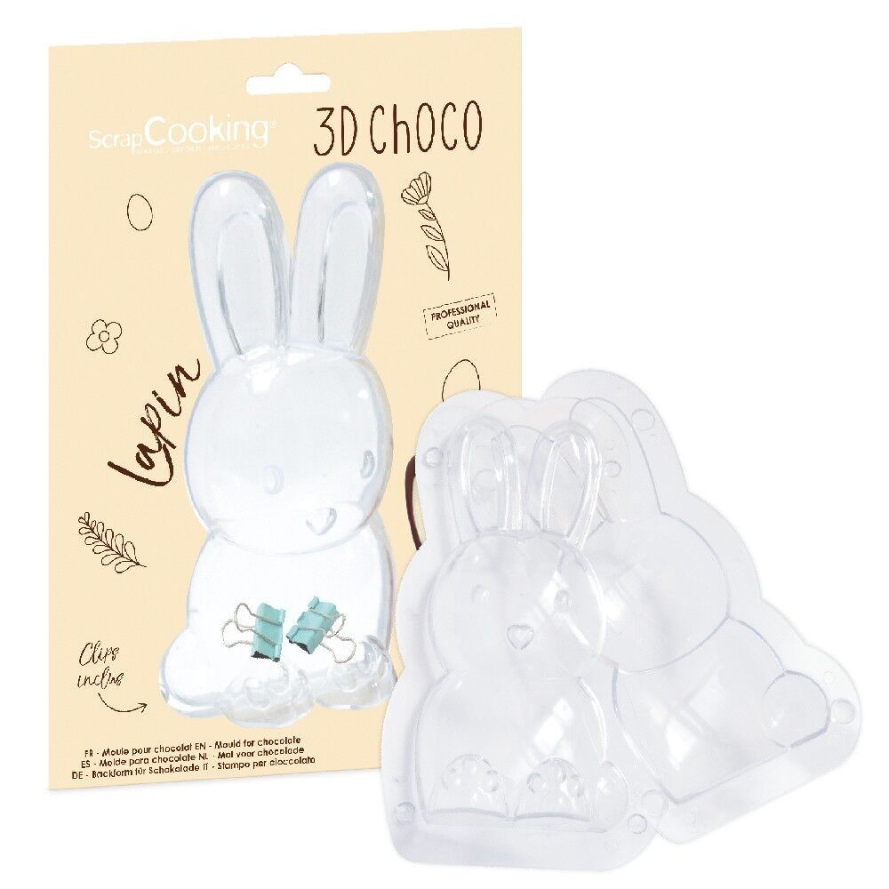 Moule 3D choco Lapin