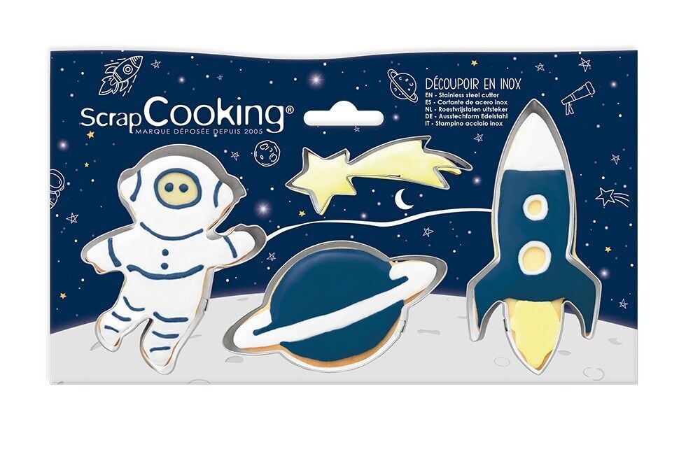 4 tagliabiscotti "spaziali".