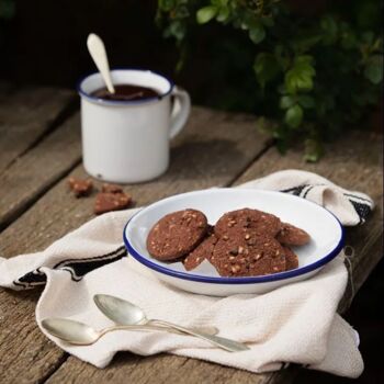 Biscuit double chocolat et noisettes (sans gluten, végétalien) 2