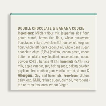 Biscuit double chocolat et noisettes (sans gluten, végétalien) 15