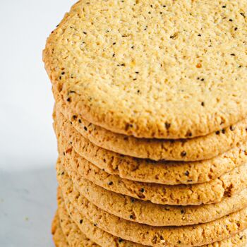 Biscuit au citron et au chia (sans gluten, sans produits laitiers, végétarien). 10