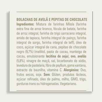 Biscuits aux noisettes et pépites de chocolat (sans gluten, sans produits laitiers, végétariens) 15