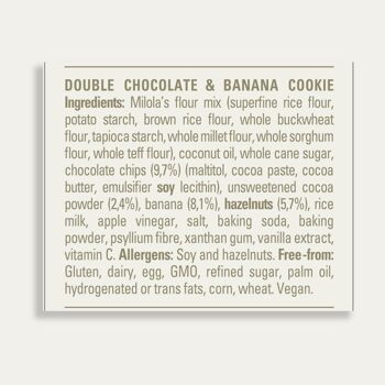 Biscuit double chocolat et noisettes (sans gluten, végétalien) 12