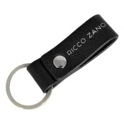 Juno - Leather Keyring - Silver Hookloop