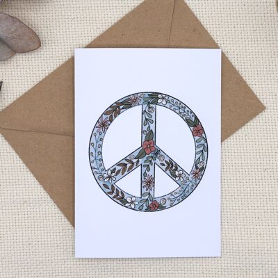 Carte de Voeux Peace Sign