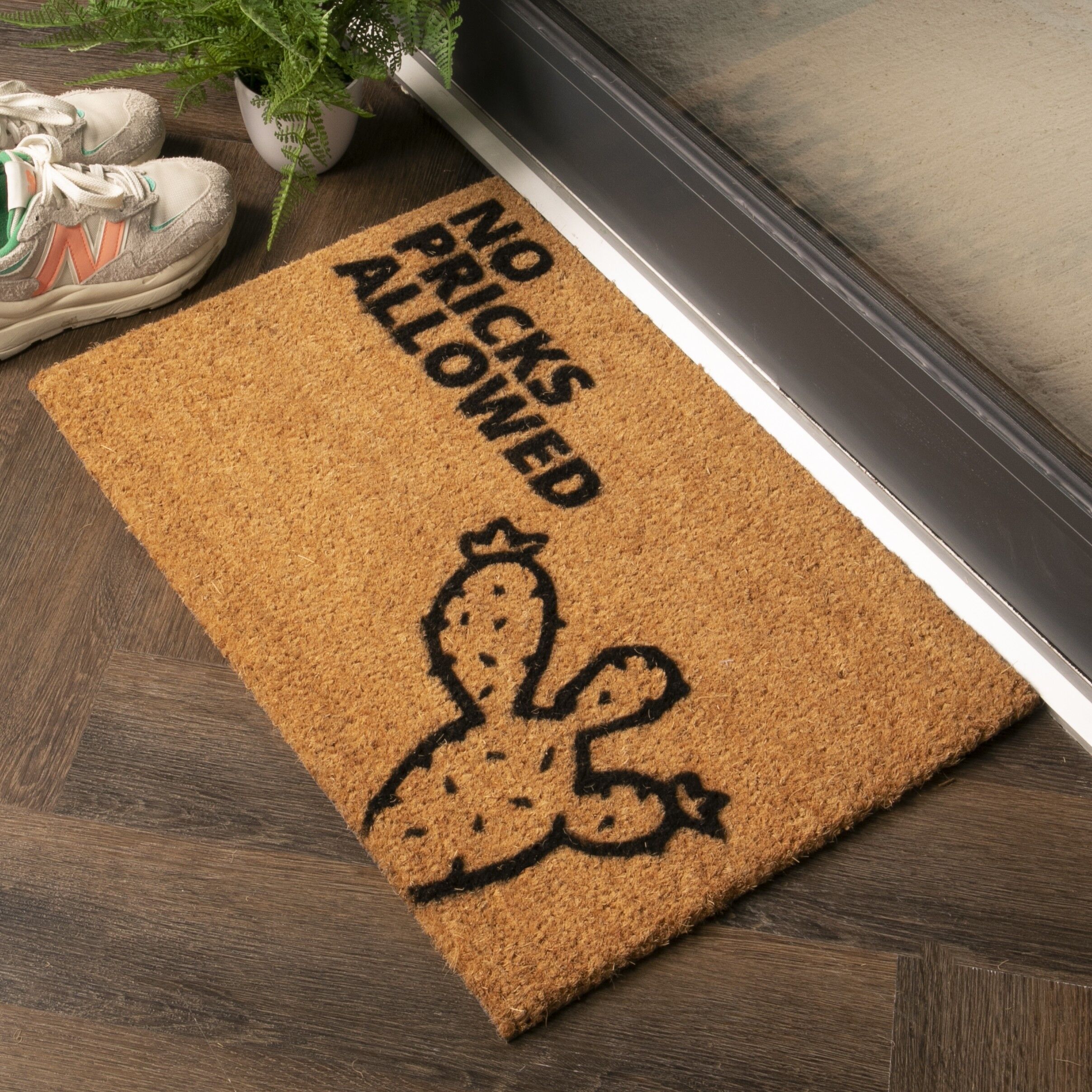 Keine Stiche erlaubt Kaktus-Fußmatte