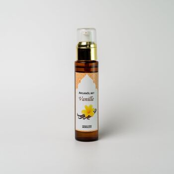 Huile d'argan aux huiles parfumées - vanille