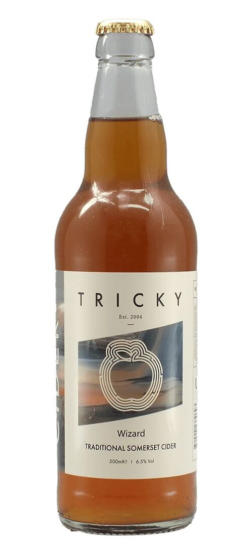 Tricky Wizard medium still cider 500ml 6.5% abv