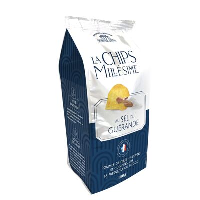 Millésime Crisps with Guérande Salt (box of 8 sachets)
