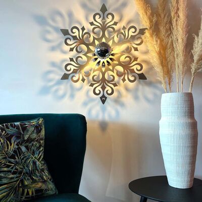 White Snowflake Wall / Ceiling Light