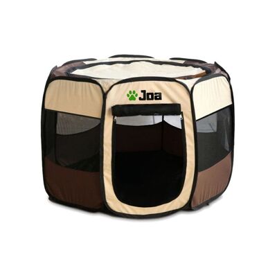 Joa Bench | Puppy Pen | Dog Bench | Doghouse - Coffee - L Diameter 73cm