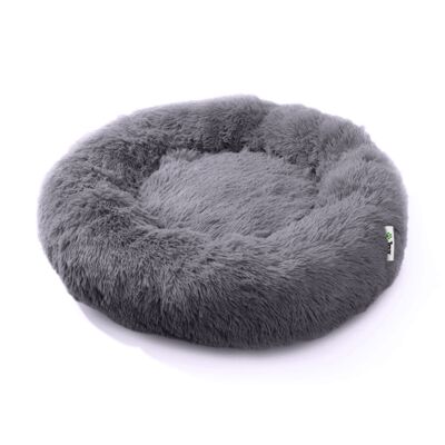 Joa Dogbed Comfort | Bed dog | Bed for large dog | Beds for dogs UK - Old Silver - S Diameter 50cm