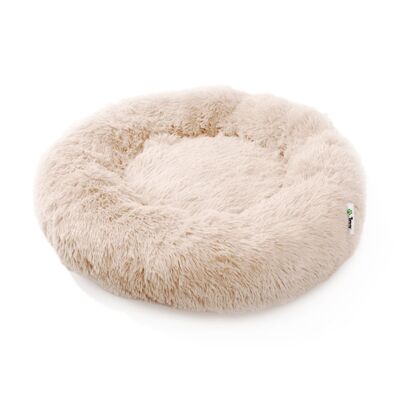 Joa Dogbed Comfort | Bed dog | Bed for large dog | Beds for dogs UK - Latte - M Diameter 60cm
