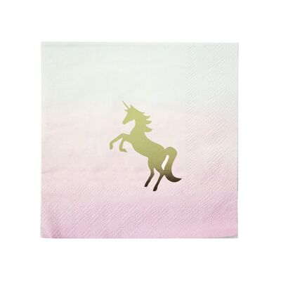 We â¤ Unicorns Cocktail Napkins