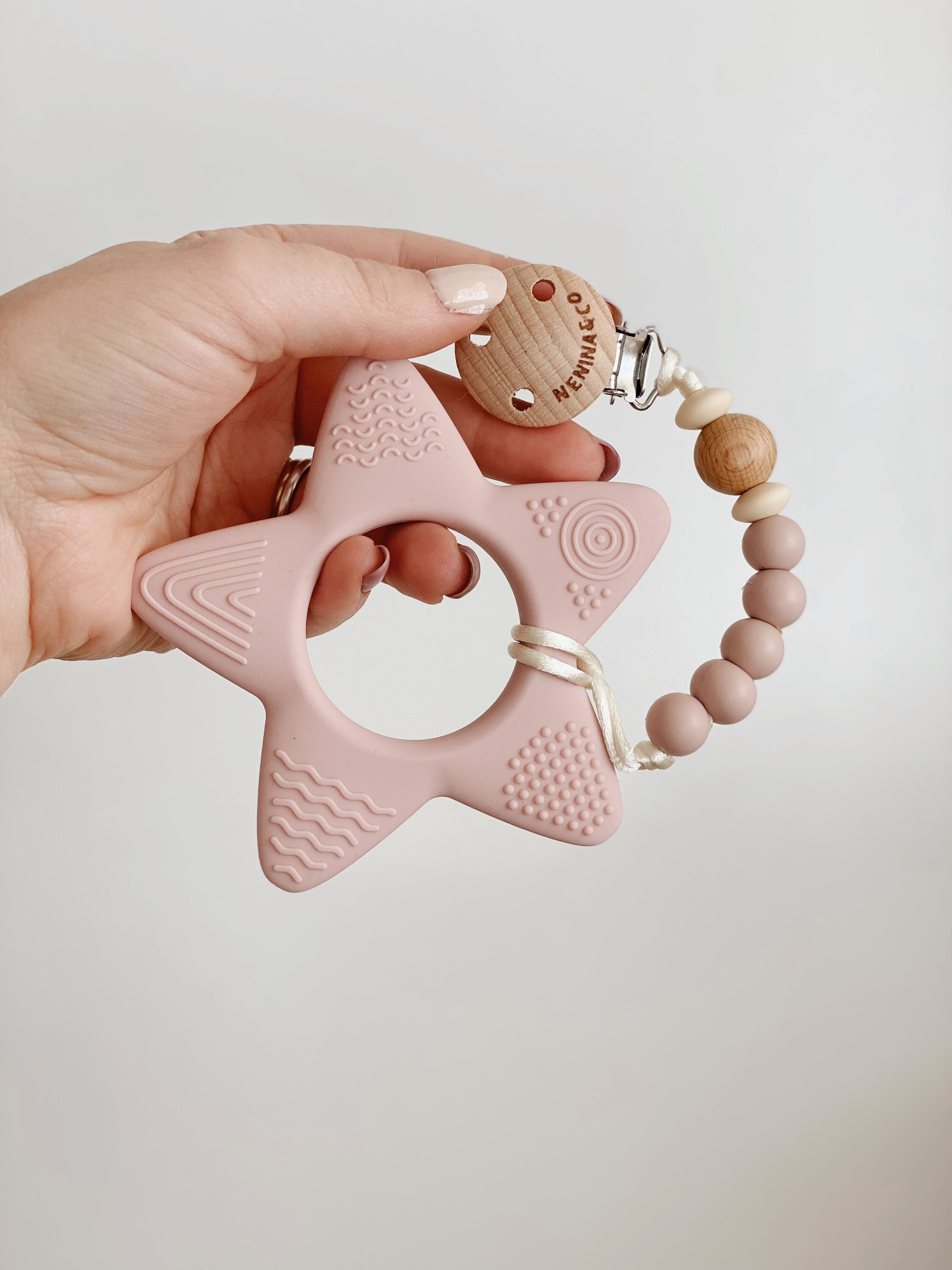 Buy wholesale Teether + Pacifier holder + Pacifier Nenina & Co - Star  teether + pacifier + pacifier holder