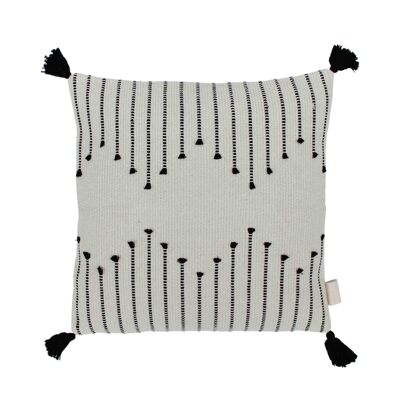 Boho cushion Tassel, square 45x45cm