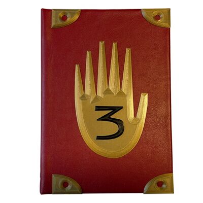 3D Leather Gravity Falls Journal 3