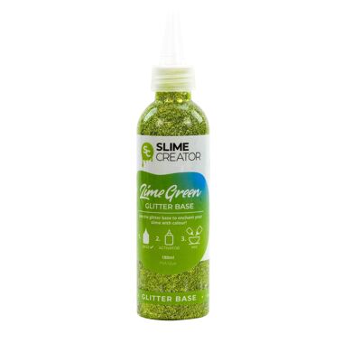 Slime Creator - Base scintillante - Vert citron
