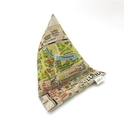 Pilola Techcushion London Map Pattern iPad Tablet Kissenständer Halter Kissenauflage – groß
