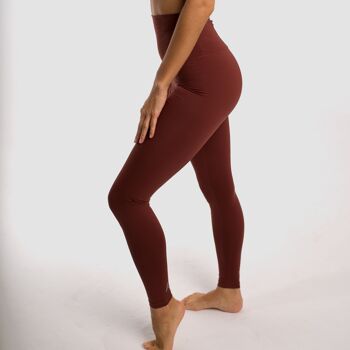 Legging Confort Bordeaux 3