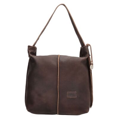 #014 Shoulderbag dark brown