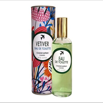 Vetiver Eau de Toilette elaborado en Grasse 100 ML - oferta de regalo