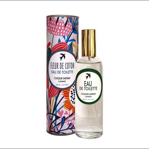 Eau de Toilette Fleur de Coton made in Grasse  100ML  - offre cadeau