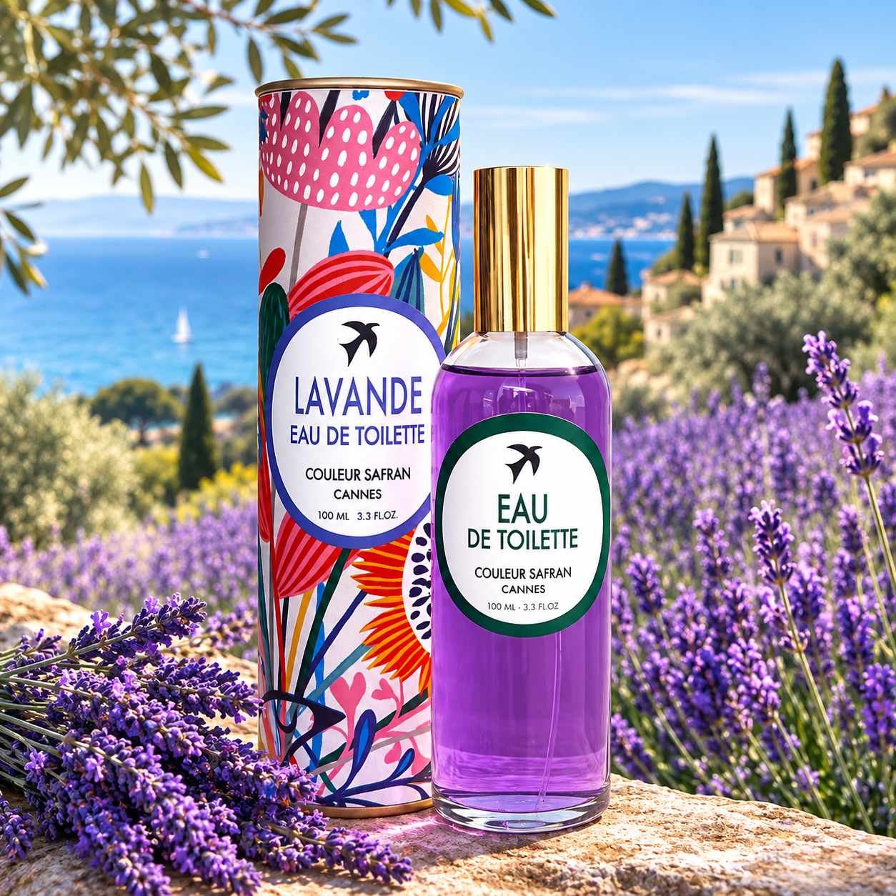 Artisanal Provence Lavender Eau de Toilette 100% made in Grasse - France / gift offer
