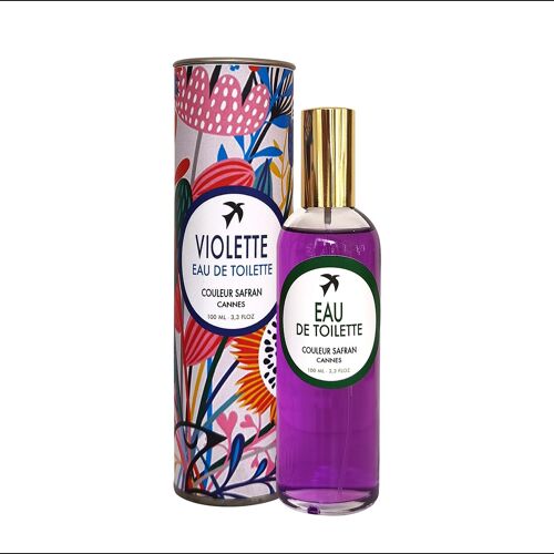 Eau de Toilette Violette de Provence made in Grasse 100ML - offre cadeau