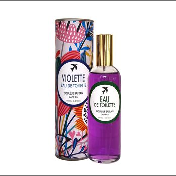 Eau de Toilette Violette de Provence made in Grasse 100ML - offre cadeau 1