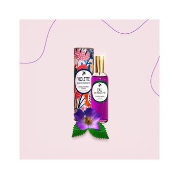 Eau de Toilette Violette de Provence made in Grasse 100ML - offre cadeau 2