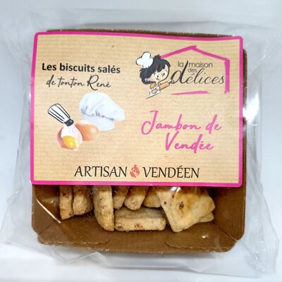 Kekse mit Vendée-Schinken