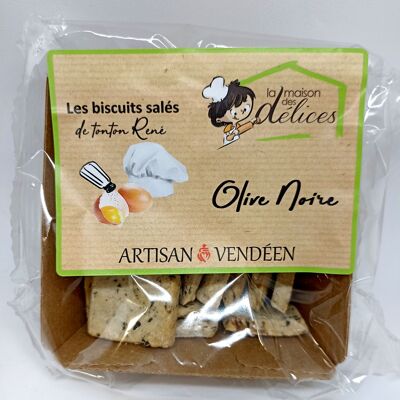 Biscotti alle olive nere