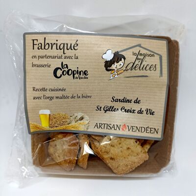 Dreg biscuits and sardines from St Gilles Croix de Vie