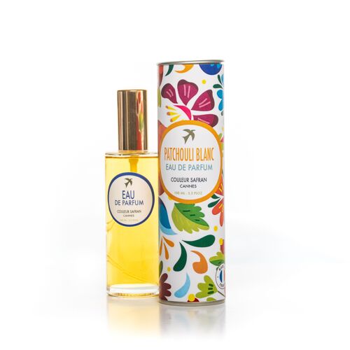 Patchouli Blanc Eau de Parfum made in Grasse 100 ml - France / offre cadeau