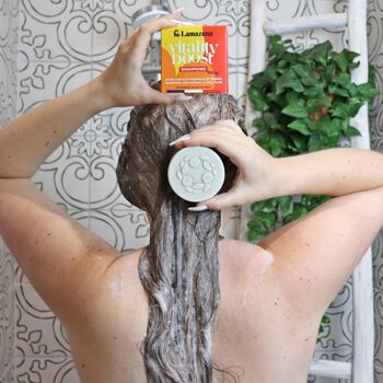 VRAC - Shampoing solide cheveux normaux - Vitality boost - Argile blanche et verte / Lemongrass - VRAC 2