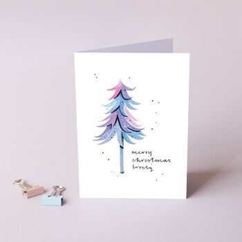 Merry Christmas Lovely Card - Paquet de 5 1