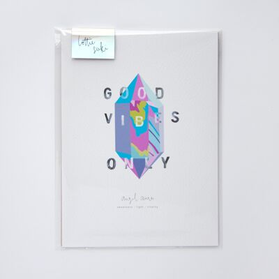 Good Vibes Only Print | A4/A5 - A5